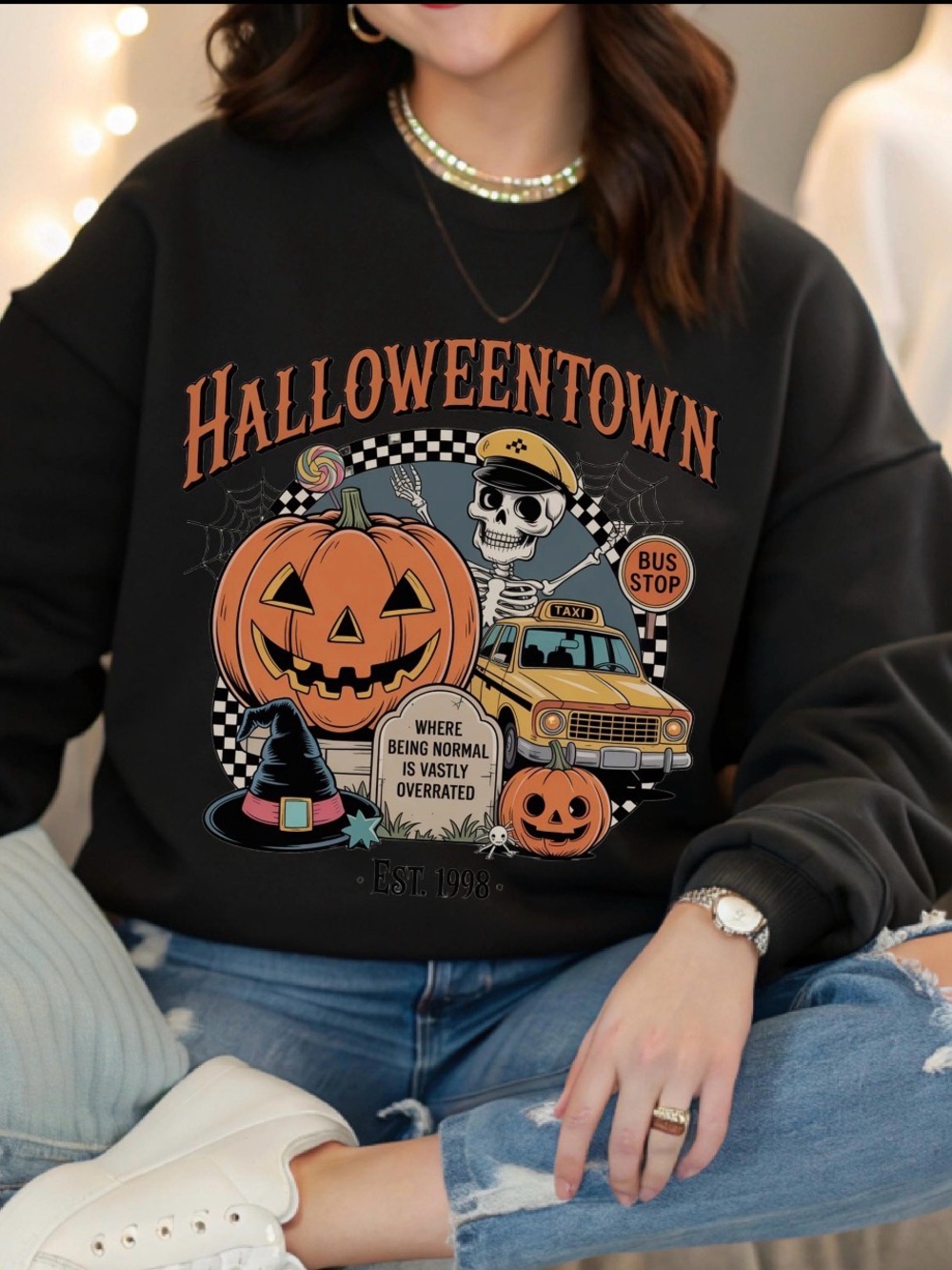 Halloweentown Custom Halloween Sweater
